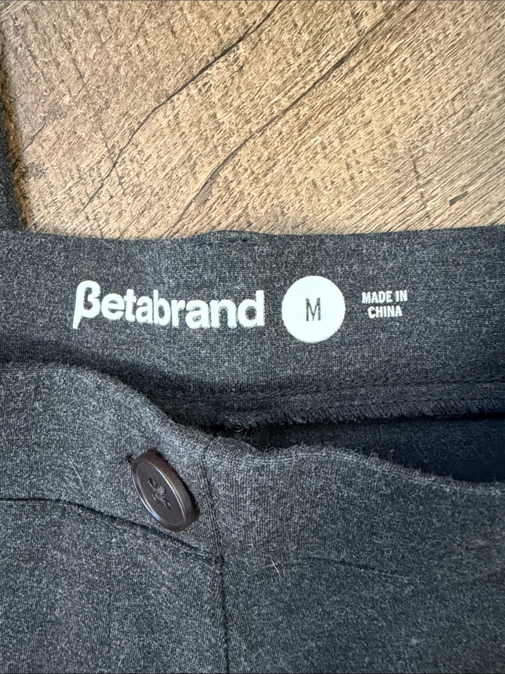 Betabrand Charcoal Gray Pants Women’s Size Medium - Picture 2 of 5